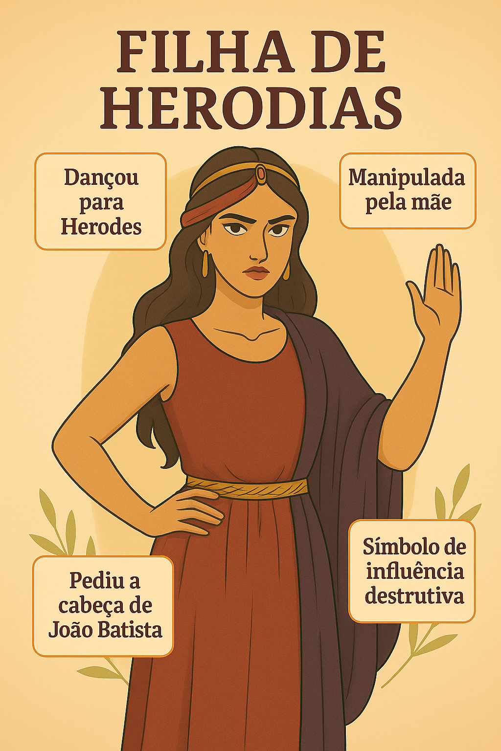 filha de herodias ilustrada